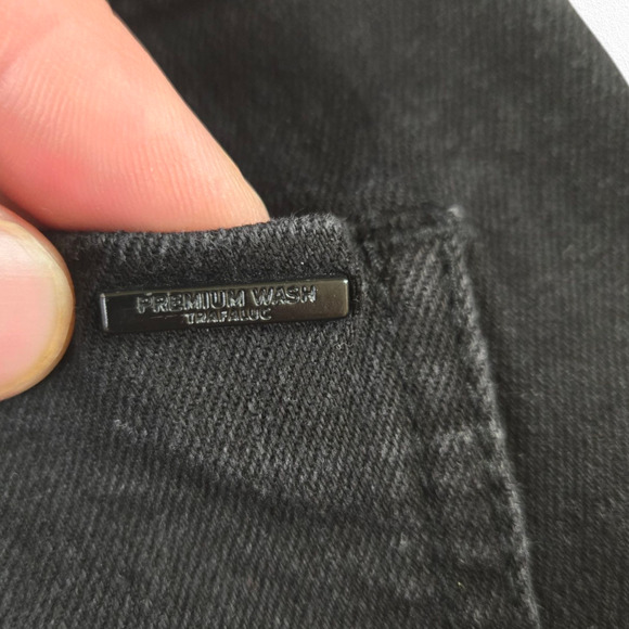 Zara Premium Black High Waisted Slim Minimal Classic Skinny Leg Jeans Size 4 - Picture 8 of 9